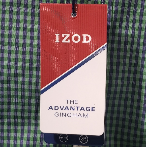 IZOD- LONG SLEEVE DRESS SHIRT LARGE - Picture 4 of 7